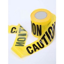안전테이프 폴리스라인 출입금지 CAUTION 노랑경계, 빨간색 흰색 5실 4.8cm 너비 50m