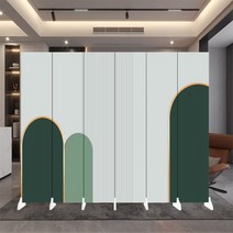 인테리어 이미지월 뷰티샵 파티션 전시 가벽 높은 1.8M 북유럽 가림막, 기본모델6판침투방지2.4너비1.8m높이