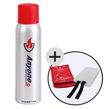 애니원119 소화기450g+방염포 K급 강화액 식용유화재까지 완벽진화 동급최대