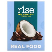 라이즈 바 THE SIMPLEST PROTEIN BAR 초콜레티 코코넛 바 12개 개당 60g(2.1oz)