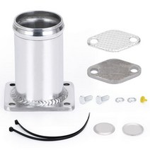 PQY-알루미늄 EGR 제거 키트/EGR 삭제 키트 BMW E46 318d 320d 330d 330xd 320cd 318td 320td PQY-EGR07 용 블랭킹 바이 패스127, Silver_해외배송