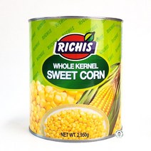 리치스 홀 커널 스위트콘 2.95kgX6캔(1박스) 업소용 옥수수통조림