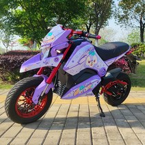 미니바이크 핑크 여성용 성인용 빈티지소형 입문용 49cc 레저용 포켓, 핑크 72V 이상