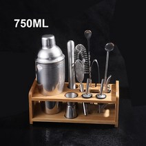 칵테일 홈텐딩 보스턴 쉐이커 세트 홈바 키트 도구, N07 .750ML 11PCS