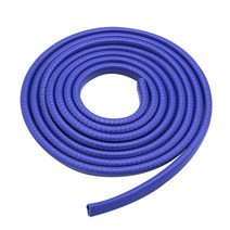 카포카 스탠재질 도어엣지몰딩 가드 (수량만큼 1M단위 연장) 문콕방지 도어가드 풍절음방지 기스방지 오토바이 윈드스크린, 1개, 블루1M