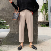 [당일배송특가] 빈테 모던 심플 데일리 언발 일자핏 슬랙스