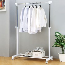 KT 이동식행거 일반/더블/고급/선반 이동형 스텐드 튼튼한행거, 이동식(더블행거)