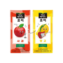 미닛메이드 조이 195ml 2종 사과 5팩+망고 5팩=총10팩, 단품, 단품
