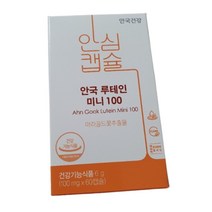 안국건강 안심캡슐 안국 루테인 미니 100 60캡슐 2개