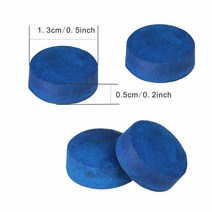 당구 큐대 가방 케이스 스누커 큐 팁 테이블 스틱 액세서리 하드 포인트 mm 개, 4.파란  12mm