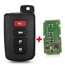Jingyuqin Xhorse VVDI XM 범용 원격 키 8A4D Smart Keyless for Toyota fit Plus Max VVDI2 VVDI 미니 지원 갱신 및 재, 4 Buttons Sedan