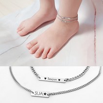 페리베리 [KC인증]써지컬스틸 미니바 미니롱바 팔찌 발찌