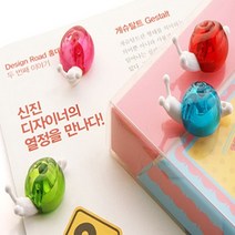 냉장고 자석 메모 홀더 귀여운 달팽이 10P 일정 부착 소품 학교 사무실 철제 철재 마그넷 마그네틱 고정 클립 사무용 문구용 사진 포토, 색상, 파랑