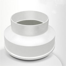 ABS PVC 75-250mm HVAC 덕트 감속기 스트레이트 인라인 가열 냉각 환기 팬 어댑터 커넥터, 09 ABS  150-100