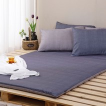 프리번 마이크로화이버 알러지케어 요커버, 프리번 2인용 요커버, 패턴네이비+패턴그레이