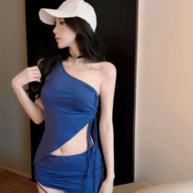 흠뻑쇼옷 티셔츠 파란티 절개 나시 무지 워터밤옷