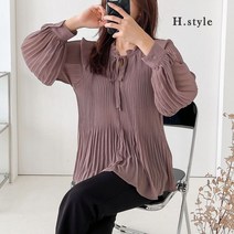 H스타일 BL 비너스주름블라우스2 가을 긴팔