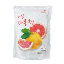 두레원 리얼 자몽청 슬라이스 2kg