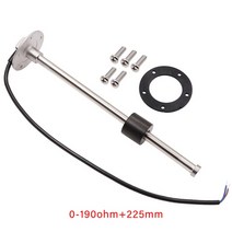 차량셀프도색 자동차보수 KUS 52mm 0-190ohm 240-33ohm 연료 레벨 미터 오일 게이지 빨간색 노란색 빛 9-32, 12 0-190ohm 225mm