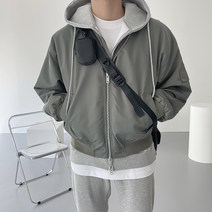 맨즈셀렉터 남자 항공 점퍼 블루종 자켓 바람막이