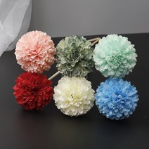 단델리온 디퓨저 우드(나무) 스틱 꽃 조화 인테리어 소품 장식데코, 스카이