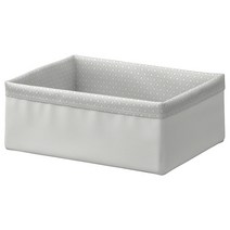 이케아 정리함 그레이화이트 20x26x10cm 폴리에스테르100%, 1개