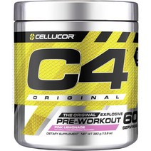 (1주일배송) 오리지널 C4 핑크 프리 워크아웃 레모네이드 셀루코어, 390g, 1개, 390g × 1개
