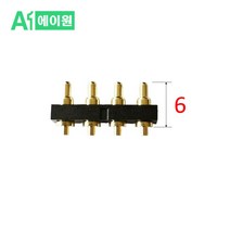 높이 6mm 4핀 포고커넥터/H6mm 4Pin Pogo Connector