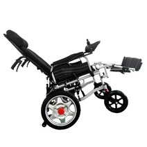 전동 휠체어 접이식 경량 장애인 노인 지능형 여행용, 20A 납산 배터리 수명 22~26km