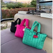 셀버 체리 골프 토트백 여성 골프가방 파우치 간식용품가방 선물, 2.핑크