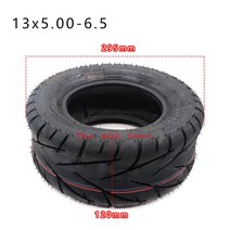 전기 팩 부품 DIY 호환 변환 크기 13x5.00-6 타이어 내부 및 외부 카트 전기 스쿠터 농업 스노우 스위퍼 골, 05 tubeless tire C, 한개옵션1