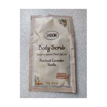 SABON 사봉 Body Scrub Patchouli Lavender Vanilla 15g/.52oz Sample - NEW 102000