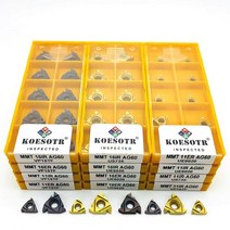 선반 밀링 바이트 초경 나사 삽입 mmt 11er 11ir 16er 16ir ag60 나사 절삭 공구 내부 및 외부 나사 삽입 부품 도구, mmt 16er ag60 ue6020