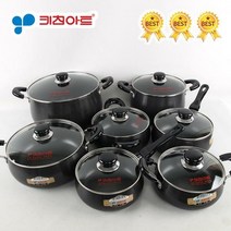 키친아트 까망 경질 냄비 모음/양수/편수/전골/곰솥, 04.키친아트 편수냄비 18cm, 04.키친아트 편수냄비 18cm