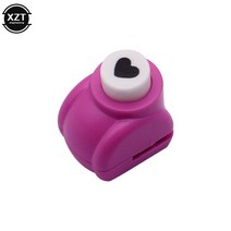 귀여운 미니 스크랩북 펀치 수제 커터 종이 카드 공예 옥양목 인쇄 DIY 태그 꽃 구멍, 02 C_01 1