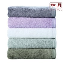 송월타올 천연대나무 호텔수건 마몽드 뱀부190G 5장, 라이트올리브5장