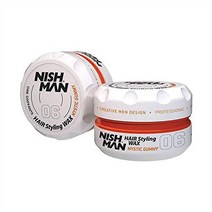 [정품] Nishman 헤어 스타일링 시리즈 (C2 컬러링 컬러 헤어 스타일링 왁스 - 스, 5.07 Fl Oz (Pack of 1), 06 Mystic Gummy AQUA WAX
