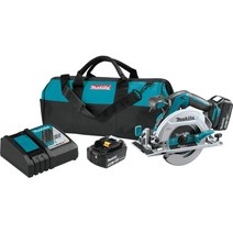 Makita XSH03Z 18V LXT 리튬이온 솔없는 무선 6.5인치 원형톱, 키트+5.0Ah 배터리개