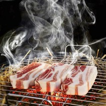 짚불삼겹살 친환경 볏짚 초벌구이 삼겹살, 700g+700g
