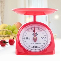 주방저울 정밀기계식 조리용품 제빵용 요리 주부필수품 휴대용 계량, 주방저울2kg-파랑, 상세페이지 참조5