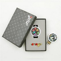 아트박스/아리랑 아리랑 소마플러스 화이트 자개 USB 64GB, 색동자음