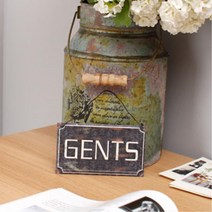 남자화장실 팻말 사인보드 미니현판 셀프인테리어 예쁜간판 문패