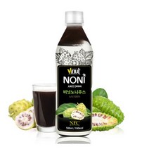 비넛 노니착즙주스500ml x5병 노니원액100% 베트남 발효숙성 압착쥬스 달콤한노니 항산화 열을가하지않고착즙 첨가물없는100%노니 순수노니주스 리얼노니즙, 5병, 500ml