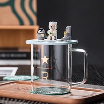 스타벅스 클래식 내열유리컵 내열유리머그컵 355ml, I 355ml