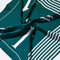 LOVLOV로브로브 LOV SILK SCARF - Deep Green 211591