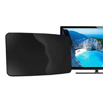 GK462 디지털 TV 안테나 UHF DTV 지상파 실내 수신기 증폭기, 블랙