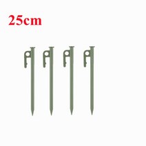 스킴보드 킥판 바디보드 패들보트 플라이보드 캠핑용 글램핑 데크팩 데크 팩 철근말뚝 쇠말뚝 내구성 고강도 스틸 텐트 못 캠핑 야외 여행용 액세서리 그라운드 말뚝 개, 7.Green 25cm