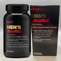 GNC 아르긴맥스 L아르기닌 징코 남성 영양제 180정