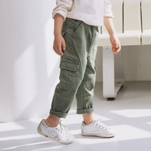 모모쿠 아동용 유니크한 카고바지