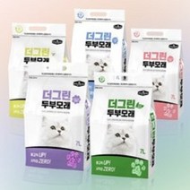 100% 천연재료 무방부제 친환경 고양이모래 더그린 두부모래 7L x 4개, 믹스향(7L x 4개)